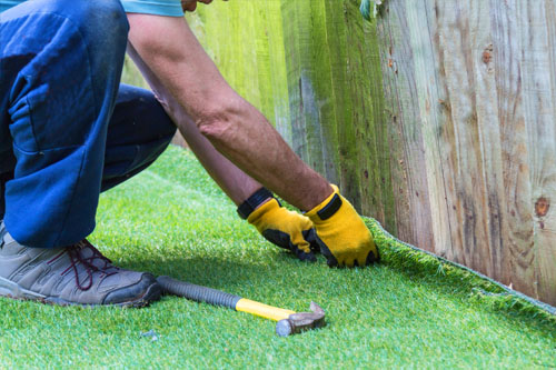 photo of Turf Seam repair