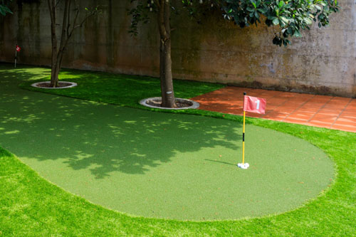 photo of Putting Green Installation