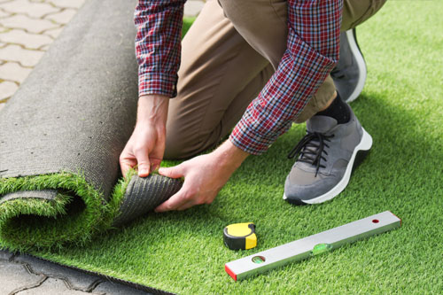 photo of Turf Installation
