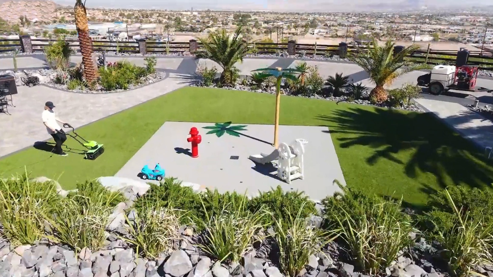 residential window screen on house